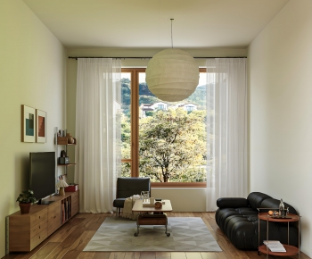 Modern A Living Room-ID:687875038