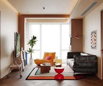 Modern A Living Room-ID:208452946