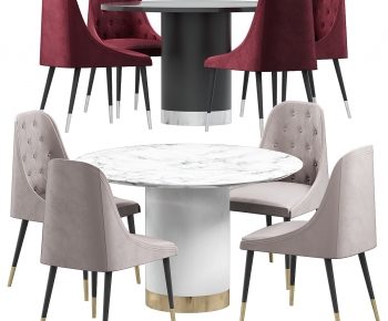 Modern Dining Table And Chairs-ID:132460637