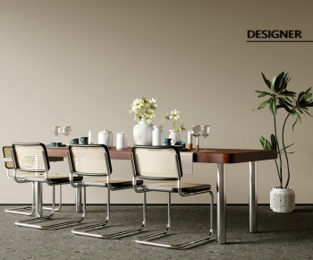 Modern Dining Table And Chairs-ID:351334102
