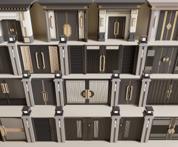 New Chinese Style Gate-ID:997343069