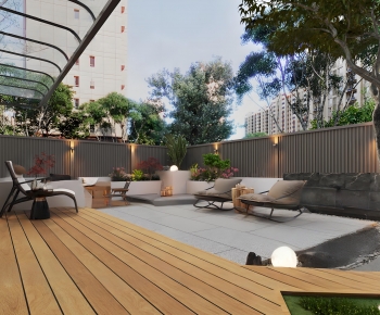 Modern Courtyard/landscape-ID:741760972