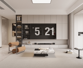 Modern A Living Room-ID:490689042