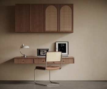 Modern Computer Desk And Chair-ID:466475013