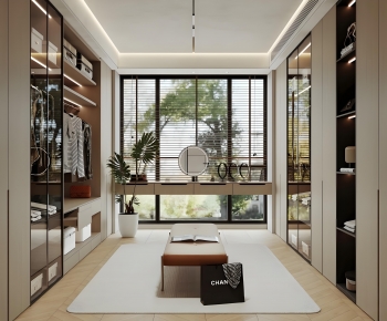 Modern Clothes Storage Area-ID:845447068