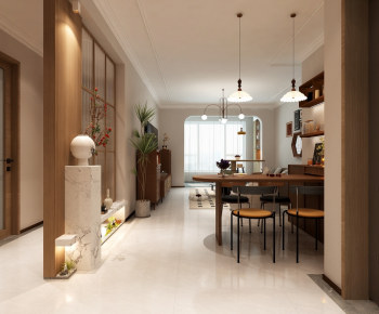 Nordic Style Dining Room-ID:685035944