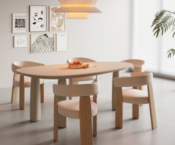 Modern Dining Table And Chairs-ID:819828034