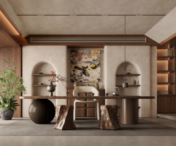 Wabi-sabi Style Tea House-ID:818573953