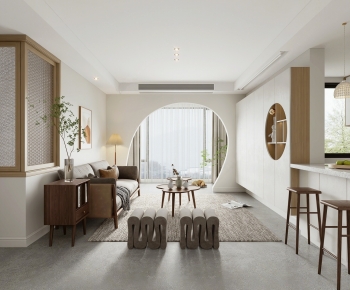 Modern A Living Room-ID:725919015