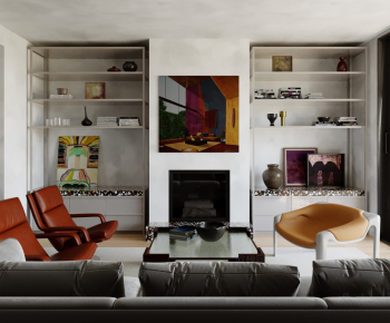 Modern A Living Room-ID:239602092