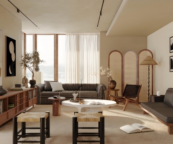 Modern A Living Room-ID:132492075