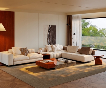 Modern A Living Room-ID:696588046