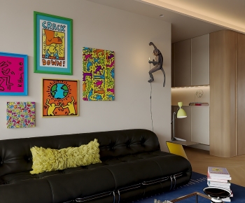 Modern A Living Room-ID:508543017