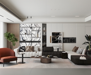 Modern A Living Room-ID:575082067