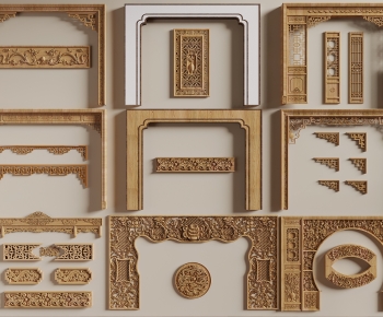 New Chinese Style Carving-ID:900526054