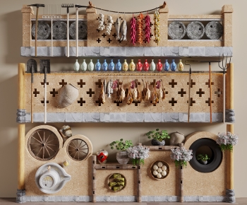 New Chinese Style Landscape Wall-ID:916027072