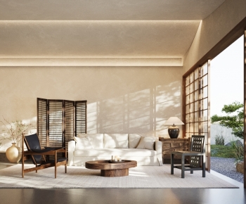 Wabi-sabi Style A Living Room-ID:433213007