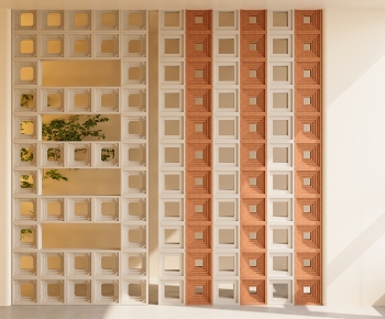 Modern Cement Brick Screen Partition-ID:428169976