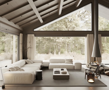 Chinese Style A Living Room-ID:832153087