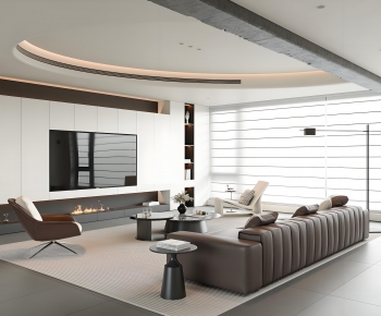 Modern A Living Room-ID:542943951