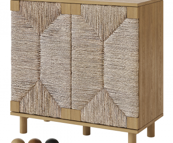 Wabi-sabi Style Side Cabinet-ID:439580925