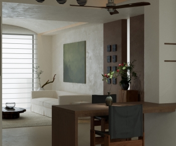 Wabi-sabi Style Dining Room-ID:926717047