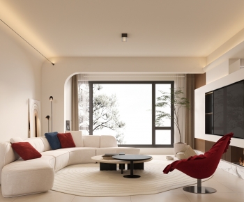 Modern A Living Room-ID:209484106