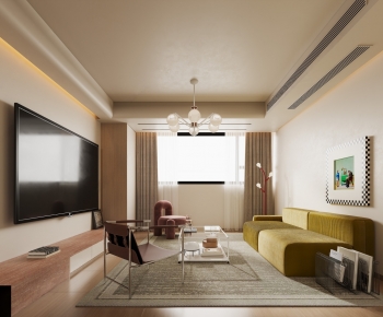 Modern A Living Room-ID:906130088