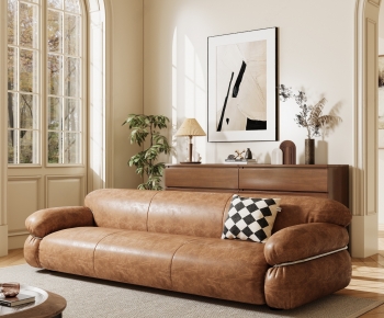 Modern Three-seat Sofa-ID:798024893