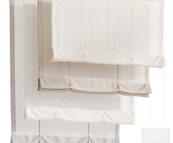 New Chinese Style Roman Curtain-ID:823143018