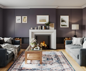 Nordic Style A Living Room-ID:112920053