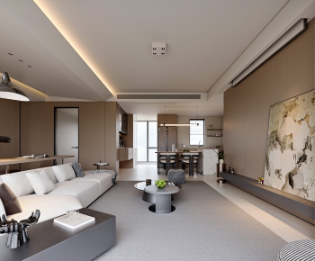 Modern A Living Room-ID:858455903