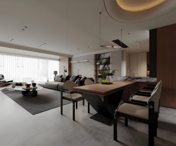 Modern A Living Room-ID:762412078