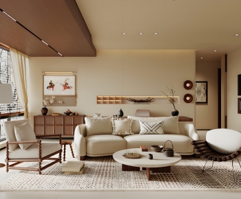 Modern A Living Room-ID:377194887