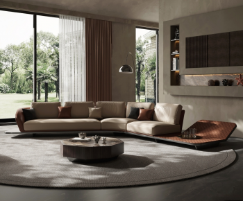 Modern A Living Room-ID:492357978