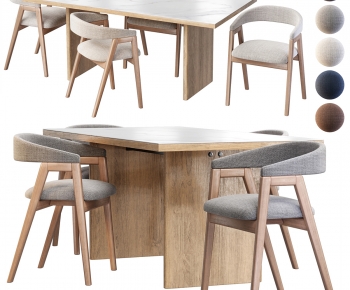 Modern Dining Table And Chairs-ID:171830747