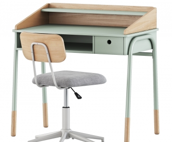 Modern Computer Desk And Chair-ID:325598962