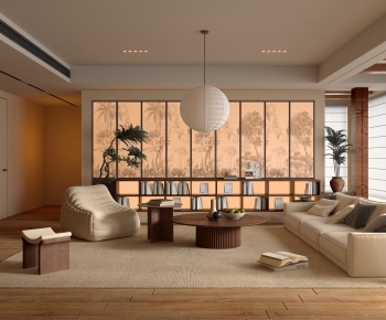 Modern A Living Room-ID:737395055