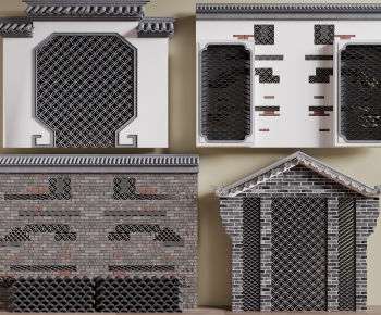 New Chinese Style Landscape Wall-ID:880352979