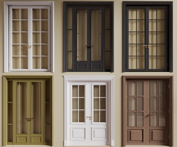 French Style Double Door-ID:444521908