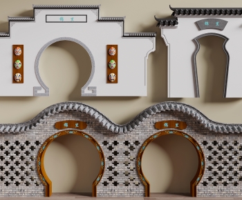 Chinese Style Door-ID:645421987