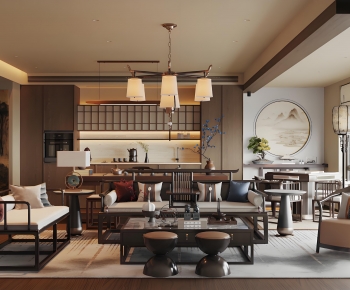 Modern A Living Room-ID:864087107