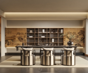 New Chinese Style Tea House-ID:624243974