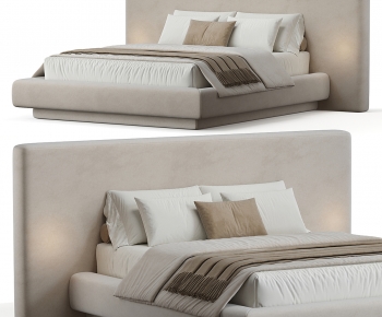 Modern Double Bed-ID:933548938