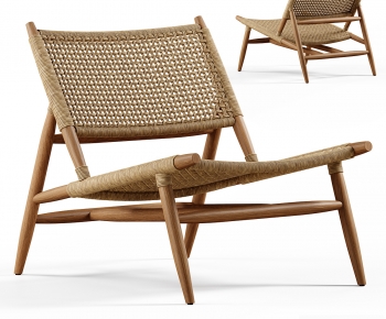 Wabi-sabi Style Lounge Chair-ID:517299896