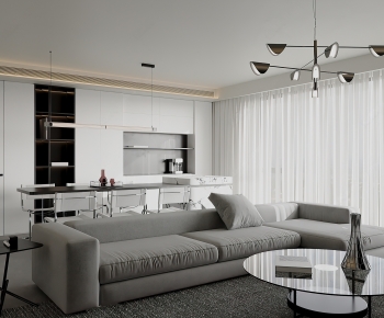 Modern A Living Room-ID:302709103