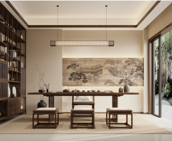 New Chinese Style Tea House-ID:941485881