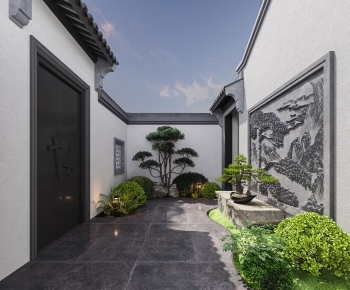 New Chinese Style Courtyard/landscape-ID:123431926