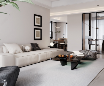 Modern A Living Room-ID:356304885