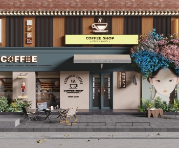 Modern Facade Element-ID:987932926